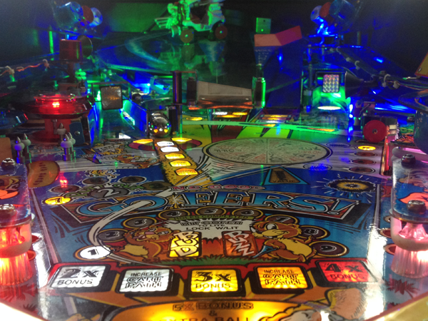No Good Gofers Pinball Playfield close up from the Pinballer collection