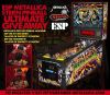 ESP Guitars and Stern Pinball Partner for ULTIMATE Metallica Giveaway