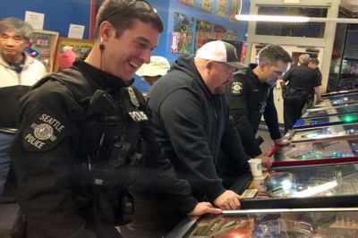 Pinball with Police: What Seattle cops are doing in the ID