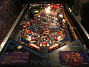 1985 Bally Cybernaut Pinball Playfield Player Perspective