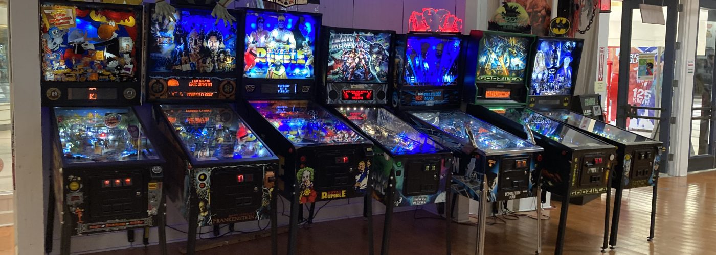 August 2021 Pinball Machine lineup at Player's Choice arcade in Myrtle Beach