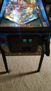 Lethal Weapon 3 Pinball Front Cabinet