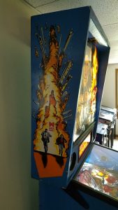 Lethal Weapon 3 Pinball Left Backbox