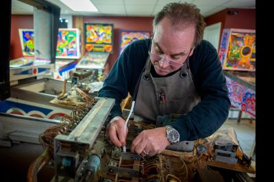Maine’s ‘pinball palace’ is one of the last places fixing the oldest machines